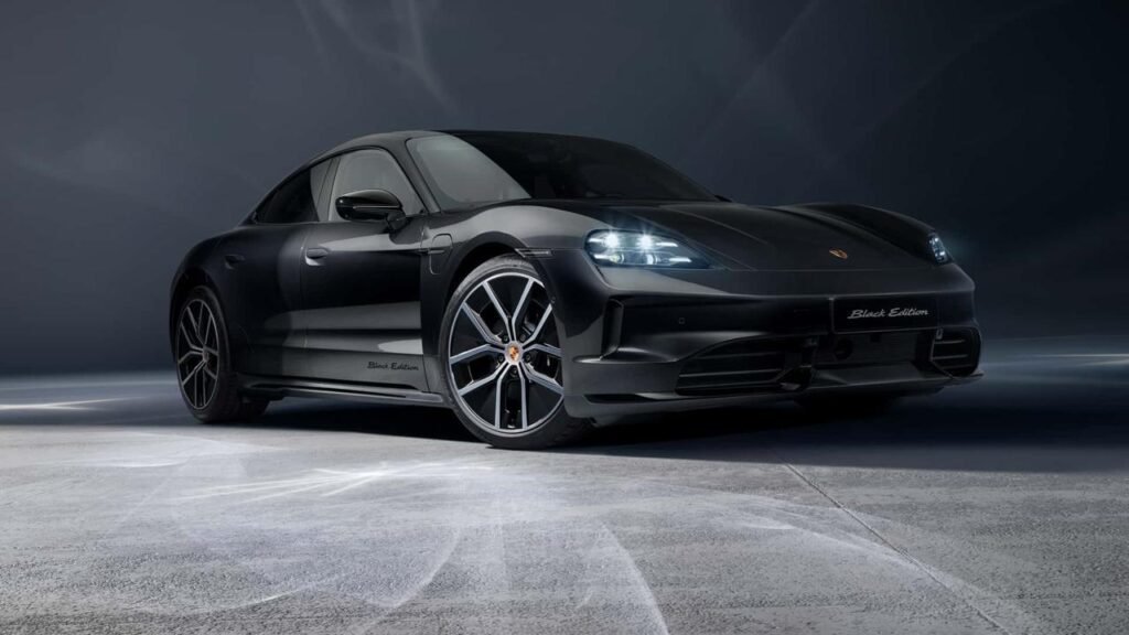 Porsche Taycan Black Edition: The Black-Black Porsche in Electric 